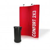 stand parapluie confort - impression sur PVC 450µ M1