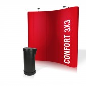 VISUEL Stand parapluie 3x3 confort