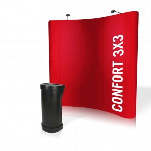 VISUEL Stand parapluie 3x3 confort